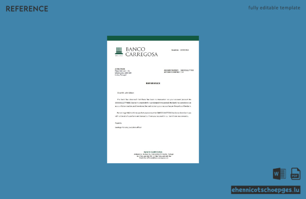 Portugal Banco Carregosa Schließungsreferenzbeispiel Vorschau